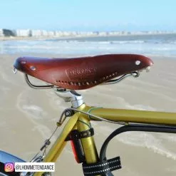 Selle Vélo Cuir Brooks B17 Carved Brun Pour Homme -Abus Soldes brooks selle lhommetendance