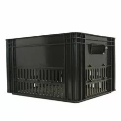 Kerri Caisse PVC Noir Sur Porte Bagage Vélo - Large