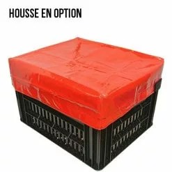 Kerri Caisse PVC Noir Sur Porte Bagage Vélo - Large 7 Kerri Caisse PVC Noir Sur Porte Bagage Vélo - Large -Abus Soldes caisse pvc noir sur porte bagage velo large full 3