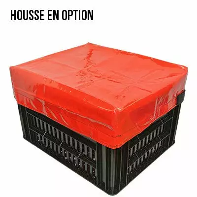 Kerri Caisse PVC Noir Sur Porte Bagage Vélo - Large 5 Kerri Caisse PVC Noir Sur Porte Bagage Vélo - Large – Image 3