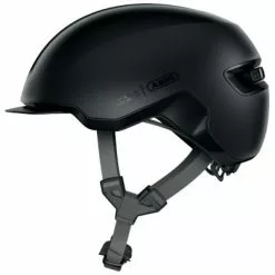 Casque Abus HUD-Y Ace Velvet Black Avec Feu Pour Vélo En Ville