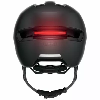 Casque Abus HUD-Y Ace Velvet Black Avec Feu Pour Vélo En Ville 6 Casque Abus HUD-Y Ace Velvet Black Avec Feu Pour Vélo En Ville – Image 4