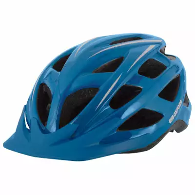 Casque De Vélo Avec Visière Talon Oxford - Bleu 3 Casque De Vélo Avec Visière Talon Oxford - Bleu