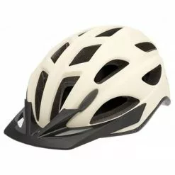 Casque De Vélo Crème Avec Feu Arrière Amovible City Go Polisport