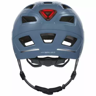 Casque De Vélo De Ville Bleu Hyban 2.0 Abus 5 Casque De Vélo De Ville Bleu Hyban 2.0 Abus – Image 3