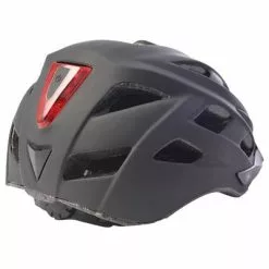Casque De Vélo Noir à LED Arrière Intégrée Metro-V Oxford -Abus Soldes casque de velo noir a led arriere integree metro v oxford full 3