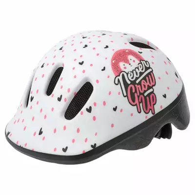 Casque De Vélo XXS Baby Blanc à Pois Pour Bébé - Polisport 3 Casque De Vélo XXS Baby Blanc à Pois Pour Bébé - Polisport