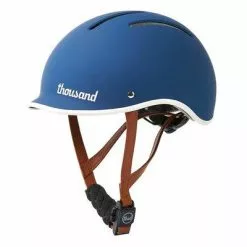 Casque Enfant Bleu Thousand Jr Avec Autocollants