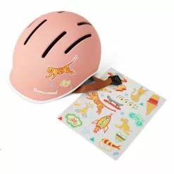 Casque Enfant Rose Thousand Jr Avec Autocollants -Abus Soldes casque enfant rose thousand jr avec autocollants full 4