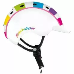 Abus Soldes 51 Casque Enfant Vélo Et Ski Rainbow Mini 2 Casco