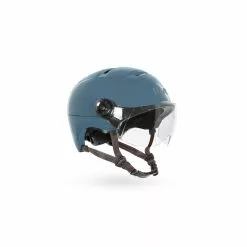 Abus Soldes 43 Casque Vélo Kask Urbain Avec Visière Urban R Sugar Paper Blue