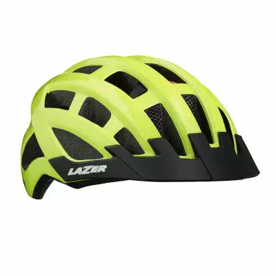 Casque Vélo à LED Compact Deluxe Lazer Jaune Flash 3 Casque Vélo à LED Compact Deluxe Lazer Jaune Flash