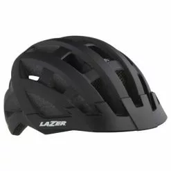 Casque Vélo à LED Compact Deluxe Lazer Noir