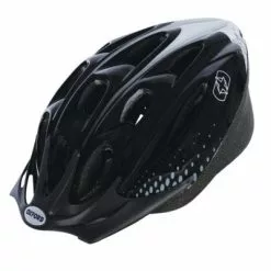Casque Vélo Adulte F15 Hurricane Noir Et Argent Oxford