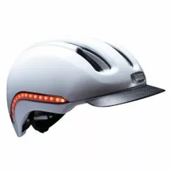 Casque Vélo Avec Led Intégrée Vio Nutcase Blanc
