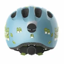 Casque Vélo Bébé Blue Croco Smiley ABUS -Abus Soldes casque velo bebe blue croco smiley abus full 3