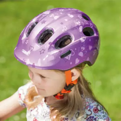 Casque Vélo Bébé Purple Star Smiley ABUS 7 Casque Vélo Bébé Purple Star Smiley ABUS – Image 5