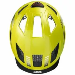 Casque Vélo De Ville Hyban 2.0 Abus -Abus Soldes casque velo de ville jaune fluo hyban 2 0 abus full 4