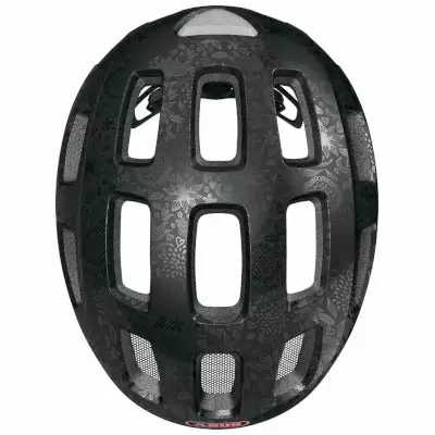 Casque Vélo Enfant Youn-I 2.0 Abus Noir Fleuri 6 Casque Vélo Enfant Youn-I 2.0 Abus Noir Fleuri – Image 4