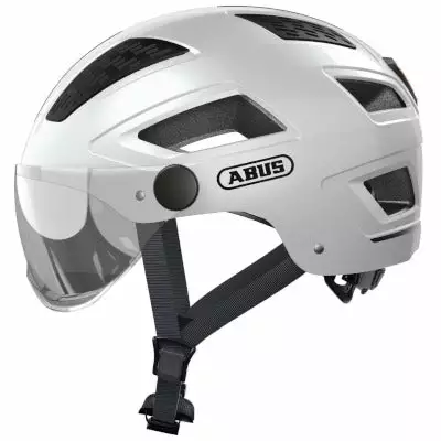 Casque Vélo Hyban 2.0 Ace Blanc Avec Visière Intégrée Abus 3 Casque Vélo Hyban 2.0 Ace Blanc Avec Visière Intégrée Abus
