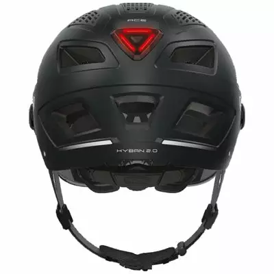 Casque Vélo Hyban 2.0 Ace Noir Avec Visière Intégrée Abus 6 Casque Vélo Hyban 2.0 Ace Noir Avec Visière Intégrée Abus – Image 4
