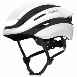 Casque Vélo Lumineux à Clignotants Ultra Lumos Blanc