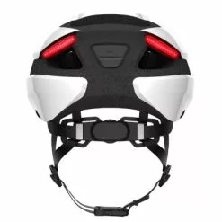 Casque Vélo Lumineux à Clignotants Ultra Lumos Blanc -Abus Soldes casque velo lumineux a clignotants ultra lumos blanc full 4