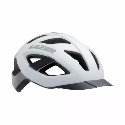 Casque Vélo Polyvalent Avec Petite Visière Cameleon Lazer Blanc 3 Casque Vélo Polyvalent Avec Petite Visière Cameleon Lazer Blanc