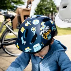Casque Vélo Pour Bébé XXS Baby Bleu Et Jaune Polisport -Abus Soldes casque velo pour bebe xxs baby bleu et jaune polisport full 3