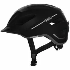 Casque Vélo Urbain Noir Pedelec 2.0 Abus Avec LumiÚre ArriÚre