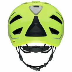 Casque Vélo Ville Jaune Fluo Avec Lumière Abus Pedelec 2.0 MIPS -Abus Soldes casque velo ville jaune fluo avec lumiere abus pedelec 2 0 mips full 3