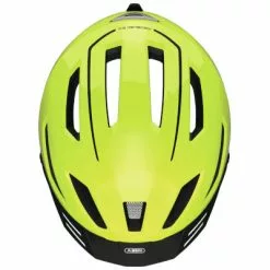 Casque Vélo Ville Jaune Fluo Avec Lumière Abus Pedelec 2.0 MIPS -Abus Soldes casque velo ville jaune fluo avec lumiere abus pedelec 2 0 mips full 4