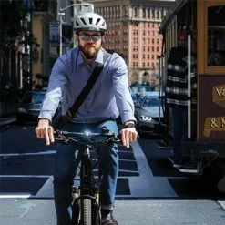 Casque Vélo Ville Jaune Fluo Pedelec 2.0 Abus Avec éclairage -Abus Soldes casque velo ville jaune fluo pedelec 2 0 abus avec eclairage full 5