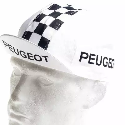 Vintage Cycling Casquette Vintage Multisport Vélo Logo Peugeot Cycles à Damiers 5 Vintage Cycling Casquette Vintage Multisport Vélo Logo Peugeot Cycles à Damiers – Image 4
