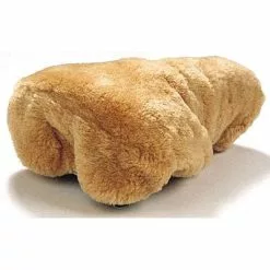 Welo Couvre Selle Pour Vélo Fourrure Véritable Peau De Mouton -Abus Soldes couvre selle pour velo en poil naturel beige full