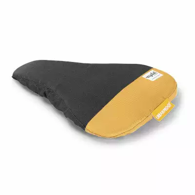 Couvre Selle Vélo En Matériau Recyclé Urban Proof Gris Jaune 2 Couvre Selle Vélo En Matériau Recyclé Urban Proof Gris Jaune
