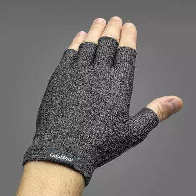 Gants Vélo Courts Unisexes En Tricot Gris Freedom Gripgrab 5 Gants Vélo Courts Unisexes En Tricot Gris Freedom Gripgrab – Image 3