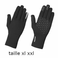 Gants Vélo Hiver Imperméable Noir Thermal Waterproof GripGrab -Abus Soldes gants velo hiver impermeable noir thermal waterproof l full