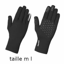 Gants Vélo Hiver Imperméable Noir Thermal Waterproof GripGrab -Abus Soldes gants velo hiver impermeable noir thermal waterproof m full