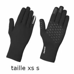 Gants Vélo Hiver Imperméable Noir Thermal Waterproof GripGrab -Abus Soldes gants velo hiver impermeable noir thermal waterproof s full