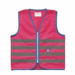 Gilet De Sécurité Enfant à Vélo Haute Visibilité Rose Wowow