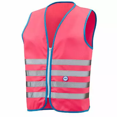 Gilet De Sécurité Enfant à Vélo Haute Visibilité Rose Wowow 4 Gilet De Sécurité Enfant à Vélo Haute Visibilité Rose Wowow – Image 2