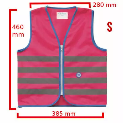 Gilet De Sécurité Enfant à Vélo Haute Visibilité Rose Wowow 6 Gilet De Sécurité Enfant à Vélo Haute Visibilité Rose Wowow – Image 4