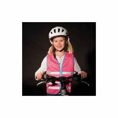 Gilet De Sécurité Enfant à Vélo Haute Visibilité Rose Wowow 8 Gilet De Sécurité Enfant à Vélo Haute Visibilité Rose Wowow – Image 6