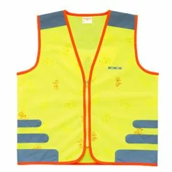 Gilet De Sécurité Enfant à Vélo Jaune Réfléchissant Nutty Wowow