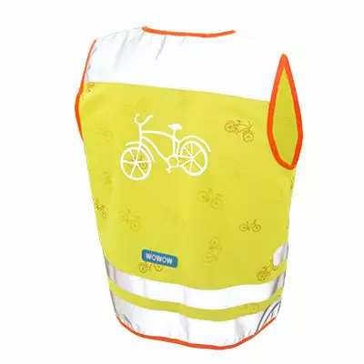 Gilet De Sécurité Enfant à Vélo Jaune Réfléchissant Nutty Wowow 4 Gilet De Sécurité Enfant à Vélo Jaune Réfléchissant Nutty Wowow – Image 2