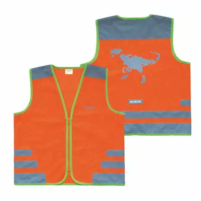 Gilet De Sécurité Enfant à Vélo Orange Réfléchissant Nutty Wowow 6 Gilet De Sécurité Enfant à Vélo Orange Réfléchissant Nutty Wowow – Image 4