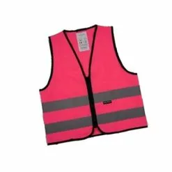 Gilet De Sécurité Enfant à Vélo Haute Visibilité Rose Wowow 15 Gilet De Sécurité Enfant à Vélo Haute Visibilité Rose Wowow -Abus Soldes gilet de securite enfant a velo rose small full