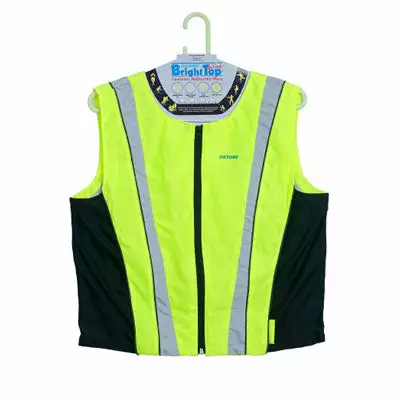 Gilet Jaune De Sécurité Pour Vélo Et Moto - OXFORD 3 Gilet Jaune De Sécurité Pour Vélo Et Moto - OXFORD