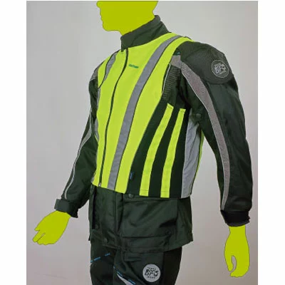 Gilet Jaune De Sécurité Pour Vélo Et Moto - OXFORD 4 Gilet Jaune De Sécurité Pour Vélo Et Moto - OXFORD – Image 2